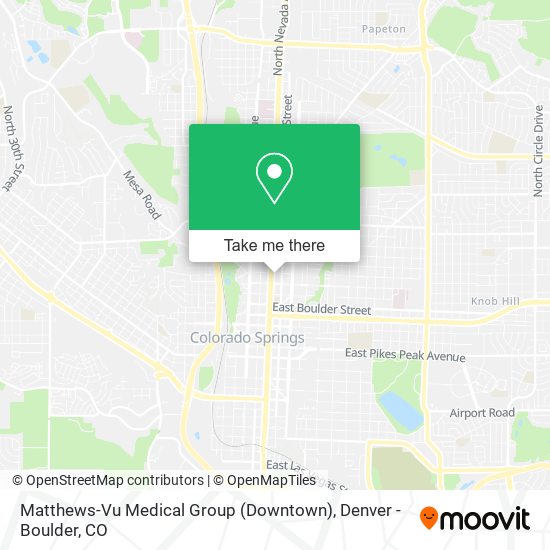 Matthews-Vu Medical Group (Downtown) map