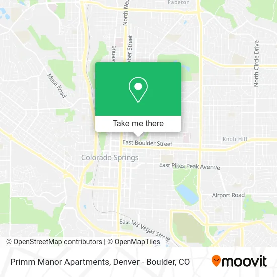Primm Manor Apartments map