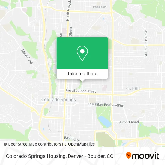 Colorado Springs Housing map