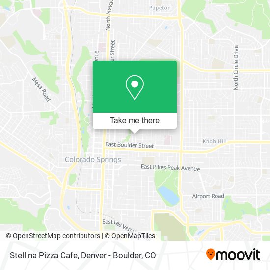 Mapa de Stellina Pizza Cafe