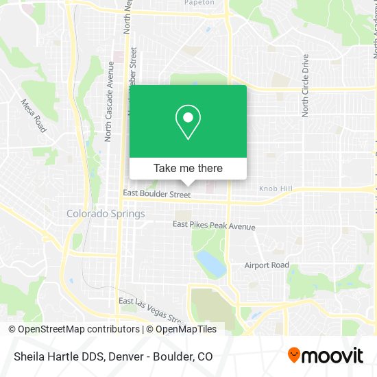 Sheila Hartle DDS map