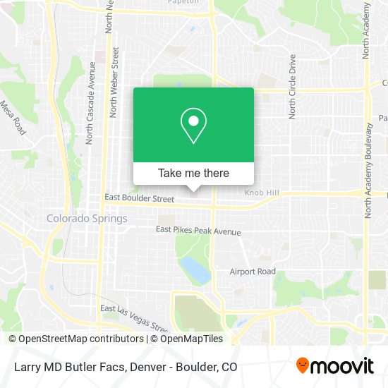 Larry MD Butler Facs map