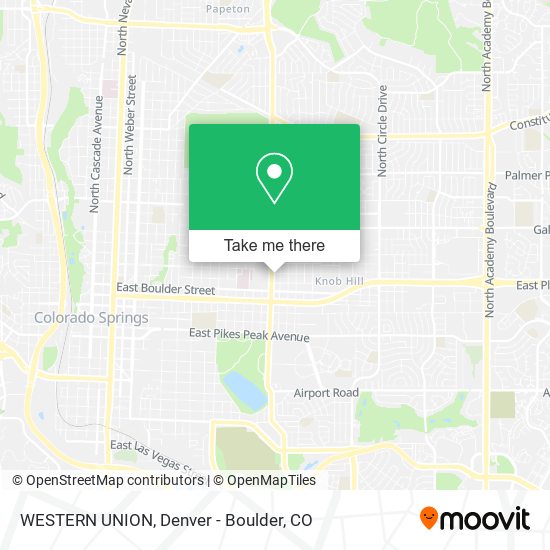 Mapa de WESTERN UNION