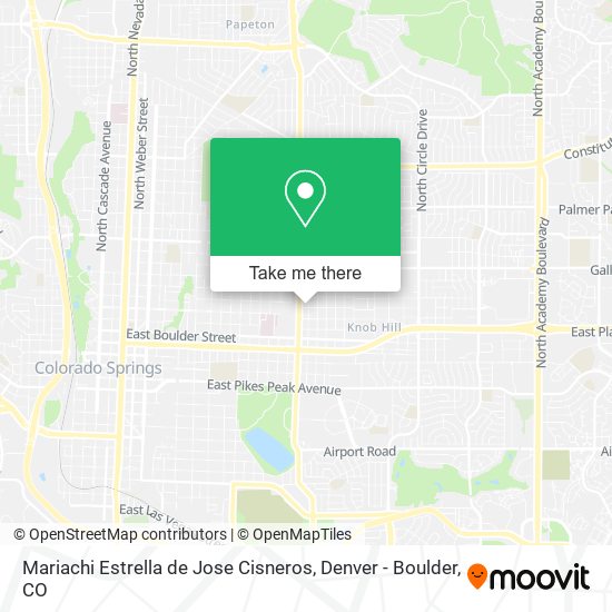 Mariachi Estrella de Jose Cisneros map