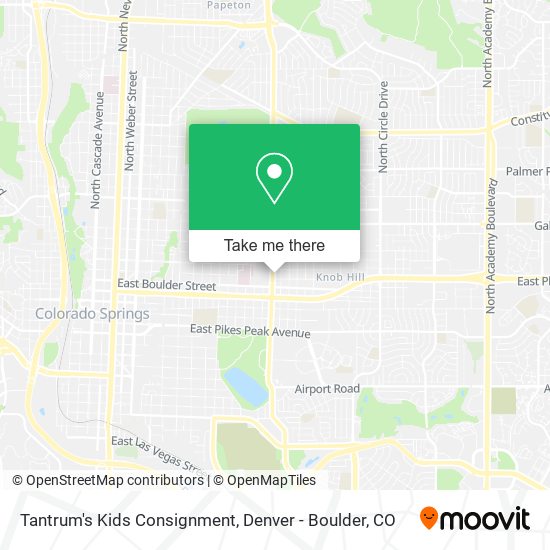 Mapa de Tantrum's Kids Consignment