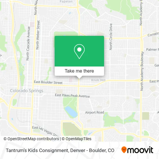 Tantrum's Kids Consignment map