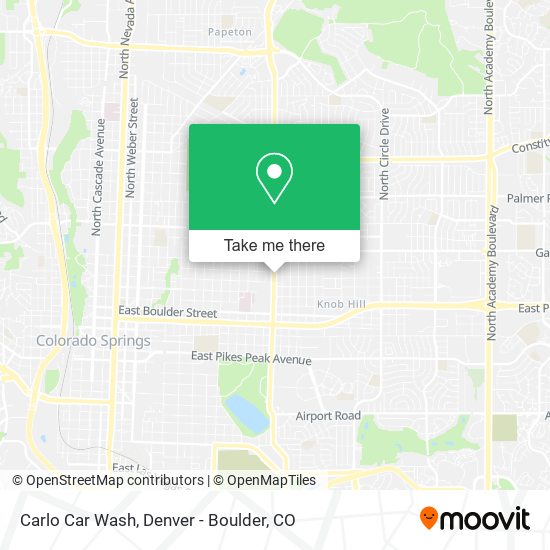 Carlo Car Wash map