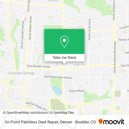 On Point Paintless Dent Repair map