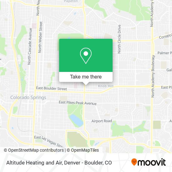 Mapa de Altitude Heating and Air