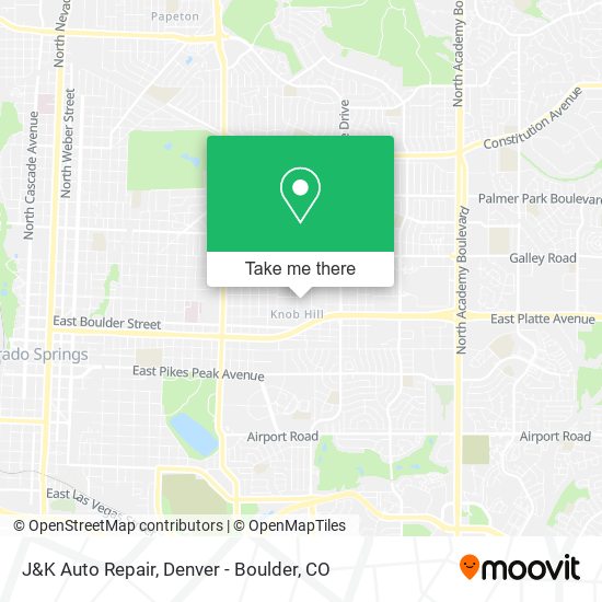 J&K Auto Repair map