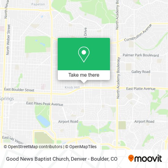 Good News Baptist Church map