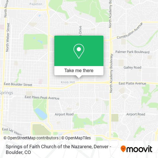 Springs of Faith Church of the Nazarene map