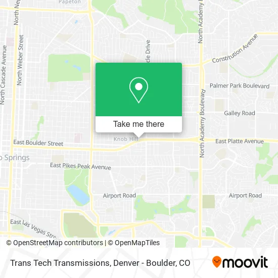 Trans Tech Transmissions map