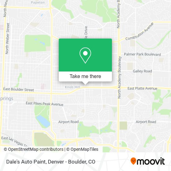 Dale's Auto Paint map