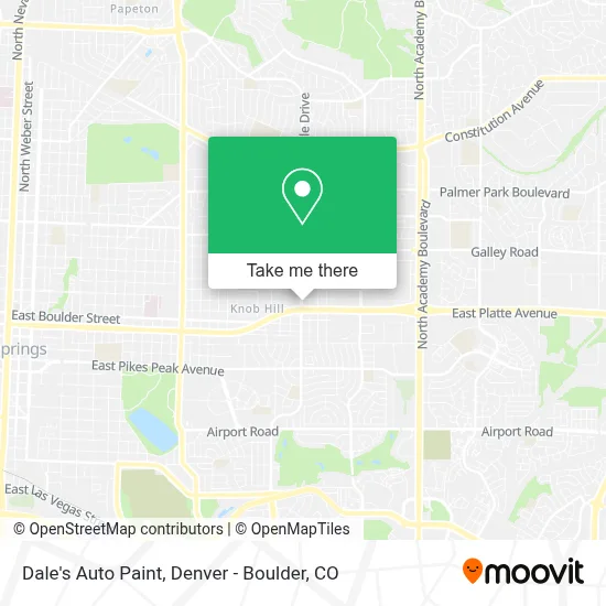 Dale's Auto Paint map