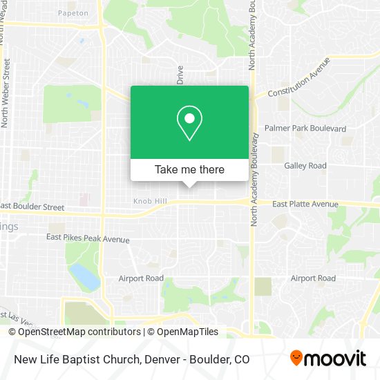 New Life Baptist Church map