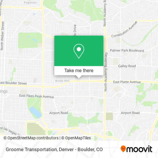 Groome Transportation map