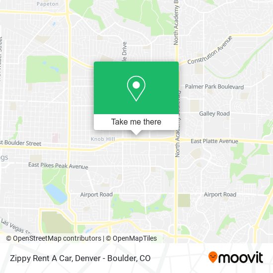 Mapa de Zippy Rent A Car