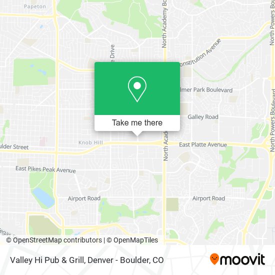 Mapa de Valley Hi Pub & Grill