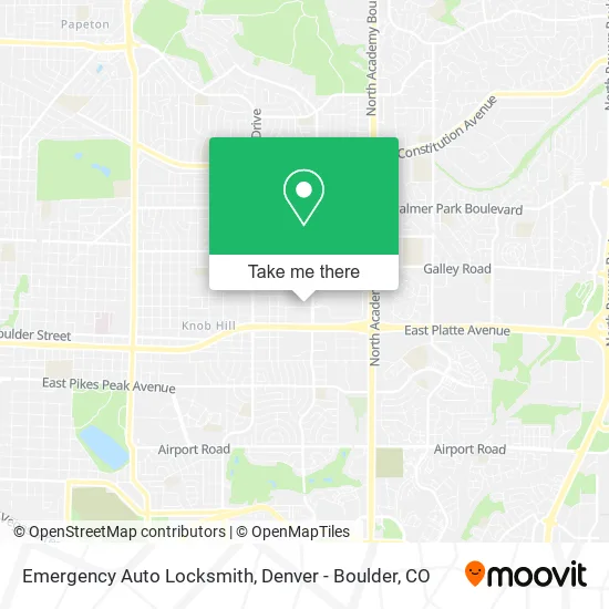 Emergency Auto Locksmith map