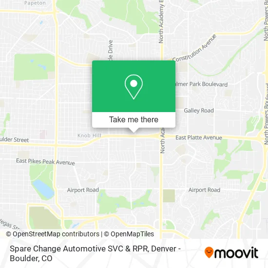 Spare Change Automotive SVC & RPR map