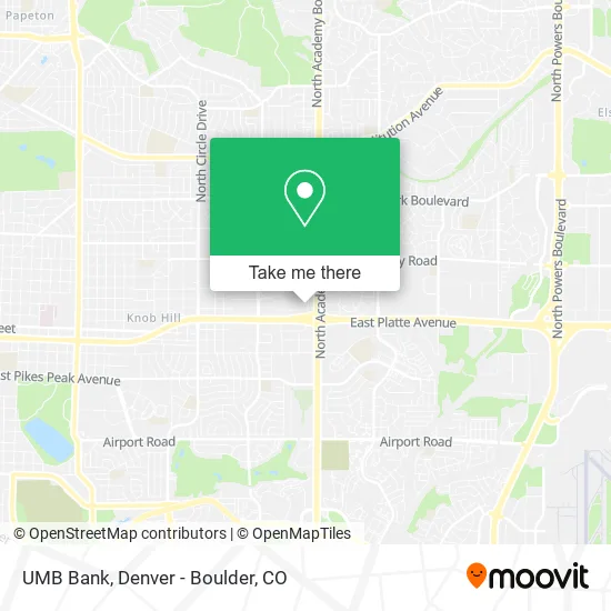 UMB Bank map