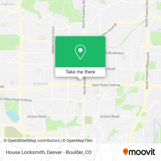 House Locksmith map