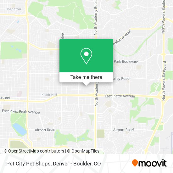 Pet City Pet Shops map