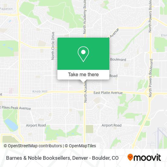 Barnes & Noble Booksellers map