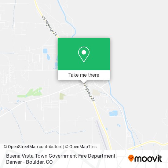 Buena Vista Town Government Fire Department map