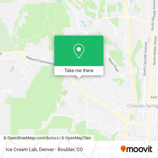 Mapa de Ice Cream Lab