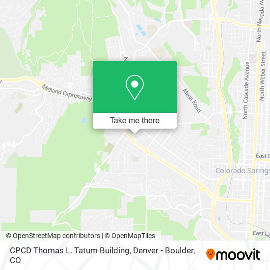 CPCD Thomas L. Tatum Building map