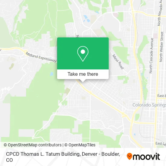 CPCD Thomas L. Tatum Building map