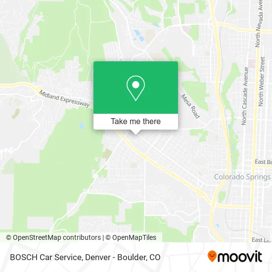 BOSCH Car Service map