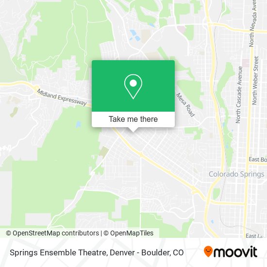 Mapa de Springs Ensemble Theatre