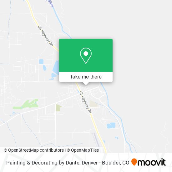 Painting & Decorating by Dante map