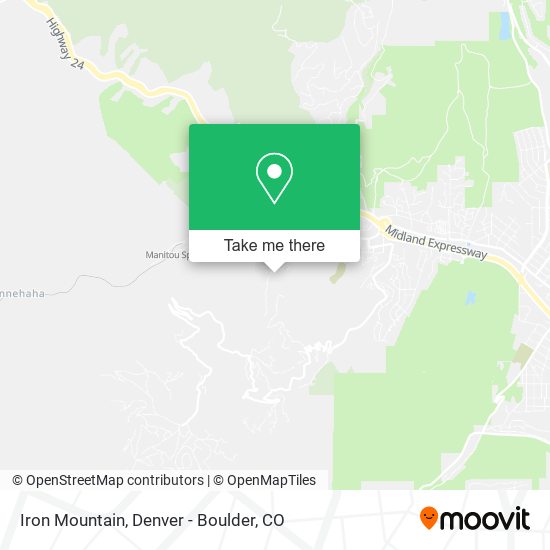 Mapa de Iron Mountain