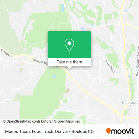 Macos Tacos Food Truck map