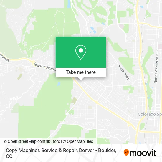 Copy Machines Service & Repair map