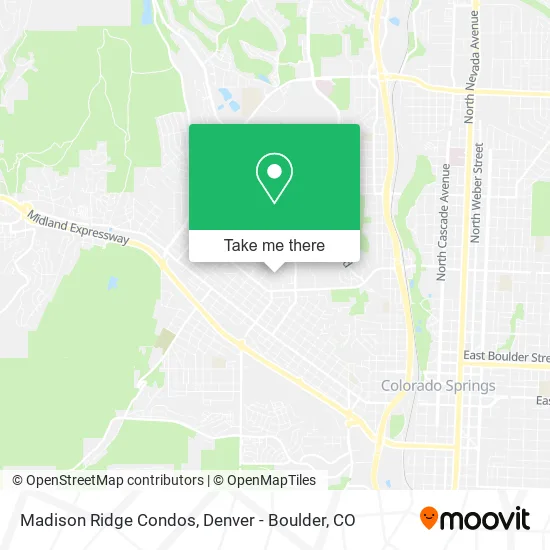 Madison Ridge Condos map