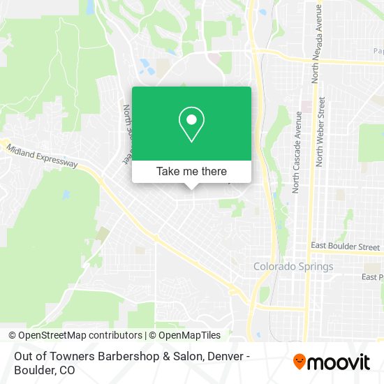 Out of Towners Barbershop & Salon map
