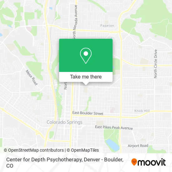 Center for Depth Psychotherapy map