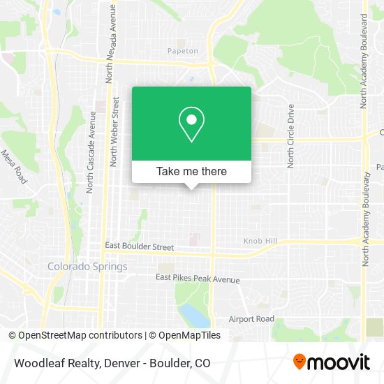 Mapa de Woodleaf Realty