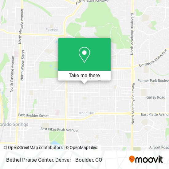 Bethel Praise Center map