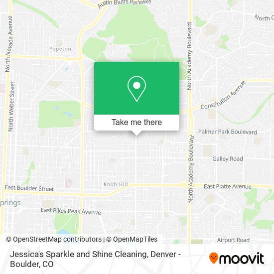 Mapa de Jessica's Sparkle and Shine Cleaning
