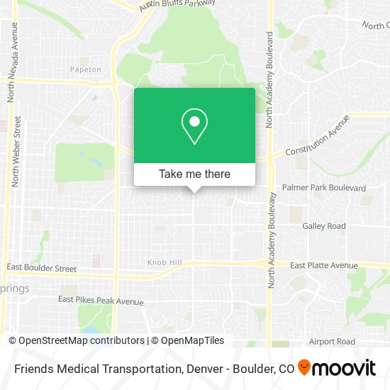 Friends Medical Transportation map