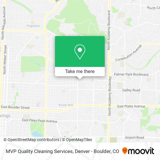 MVP Quality Cleaning Services map