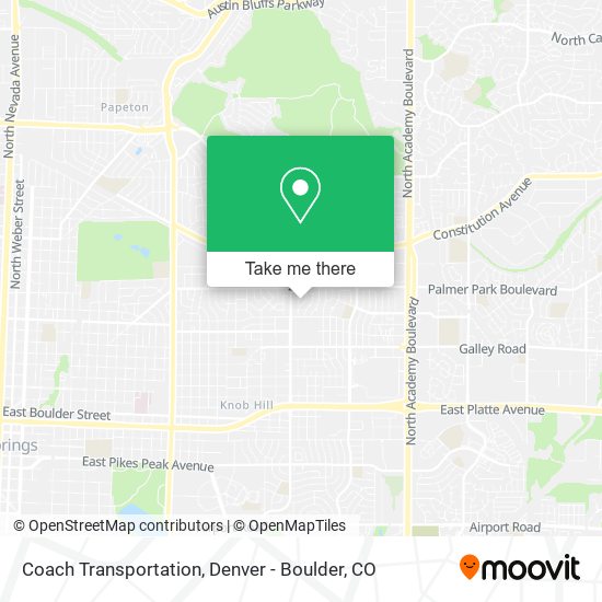 Coach Transportation map