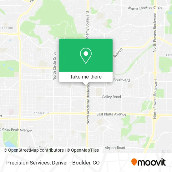 Mapa de Precision Services