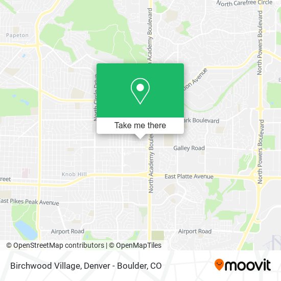 Birchwood Village map